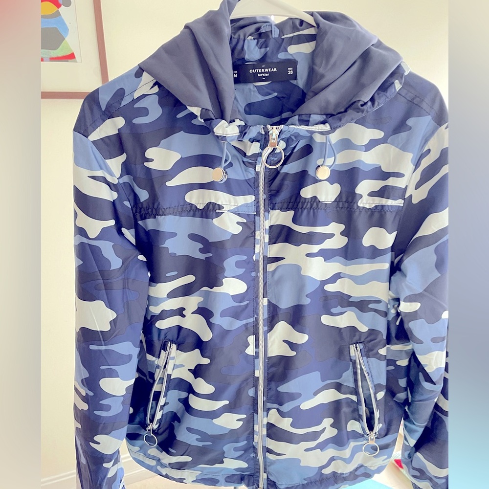 Rainy Coat Jacket with Zipper Size MEDIUM